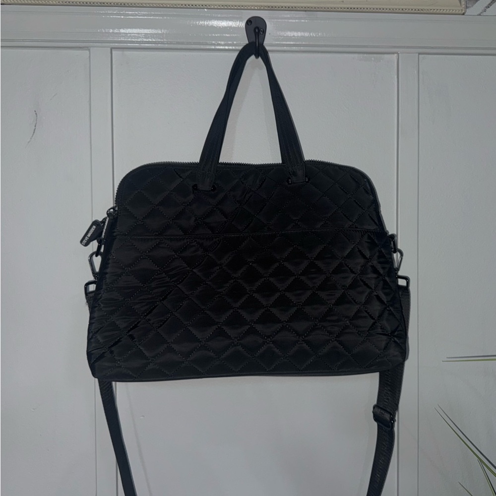 Steve Madden Black Quilted Handbag - Picture 2 of 2